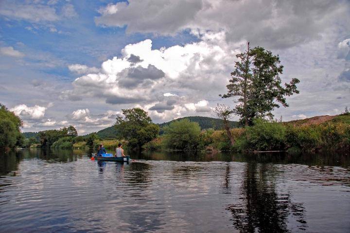 Wild canoe camp on the River Wye Wild Things Publishing