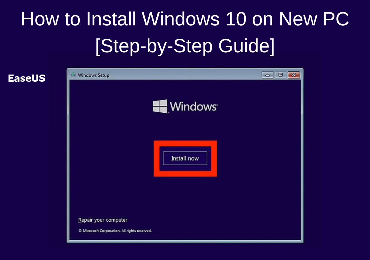 How to install Windows 10?