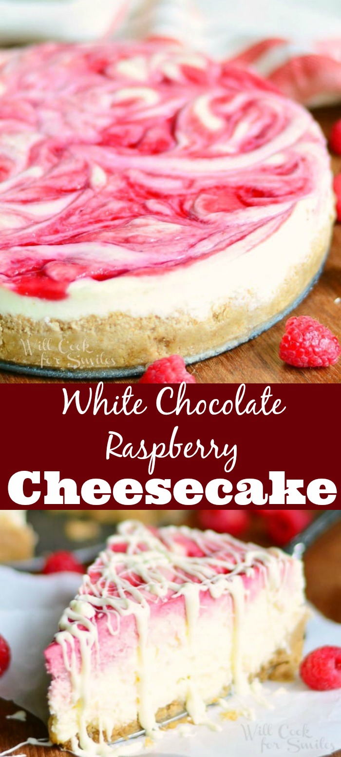 White Chocolate Raspberry Swirl Cheesecake Will Cook For Smiles