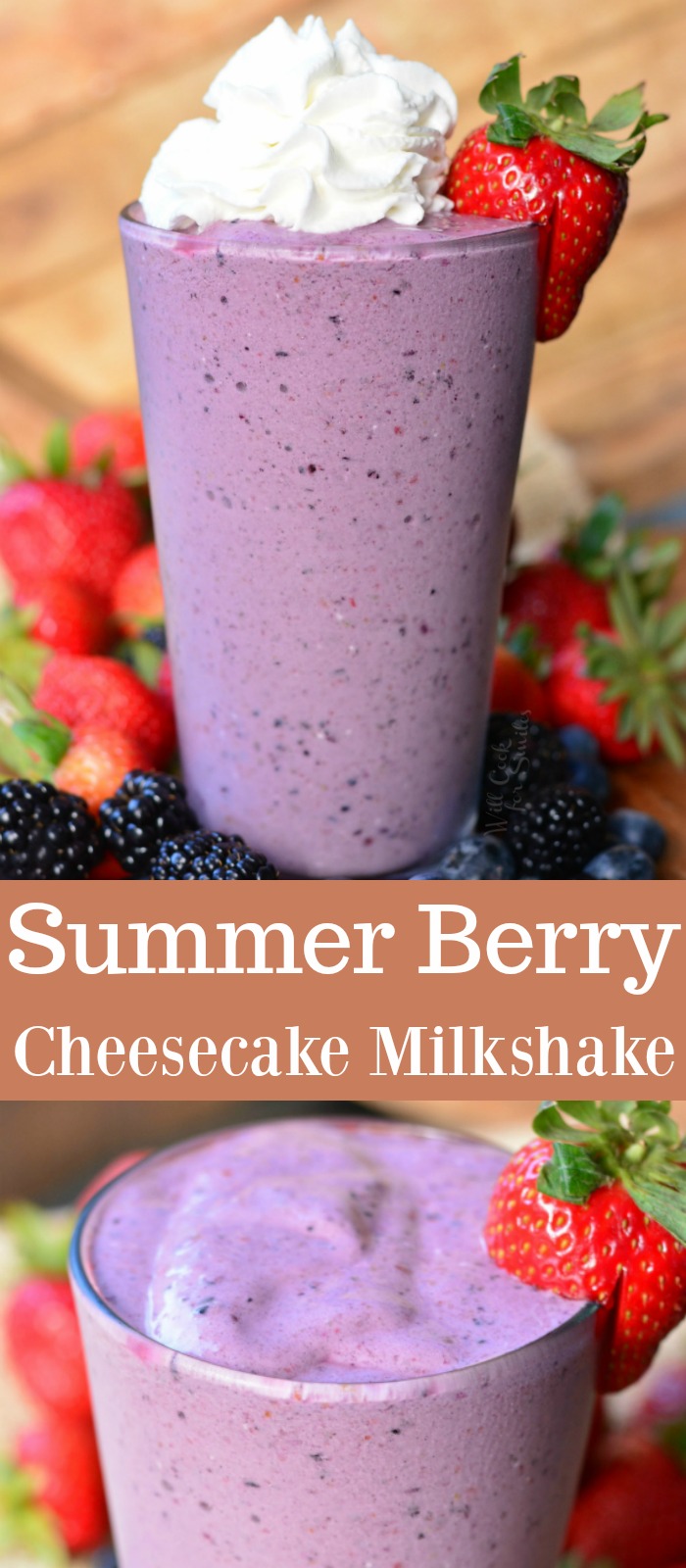 Summer Berry Cheesecake Milkshake Will Cook For Smiles