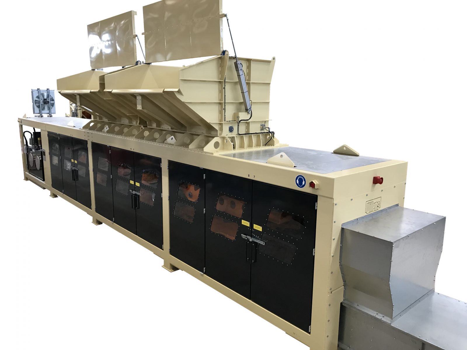 The log shavers for producing an excellent wood curl willems baling