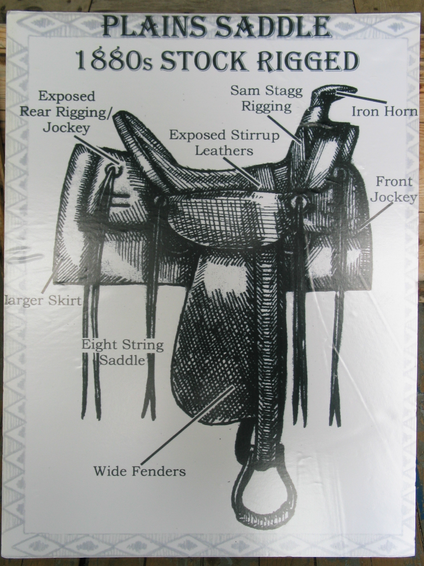 Old West Saddles, Will Ghormley Maker, Historically Accurate, Quality