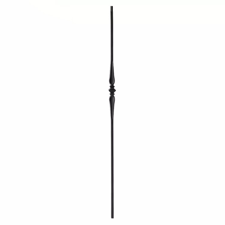 China Customized Black Rod Iron Spindles Factory Manufactory Supplier