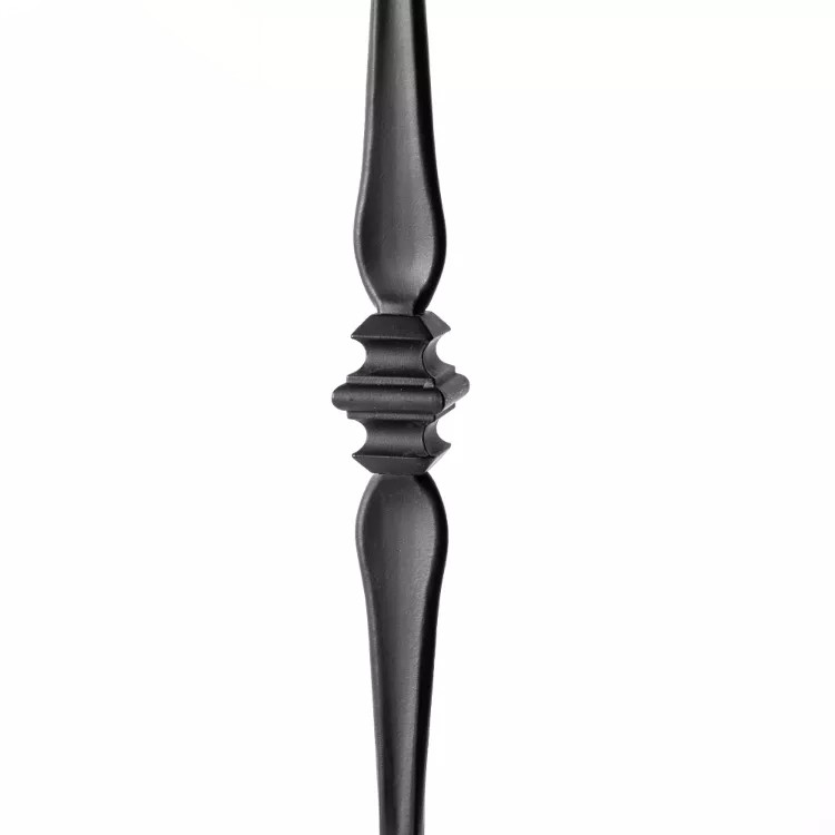 China Customized Black Rod Iron Spindles Factory Manufactory Supplier