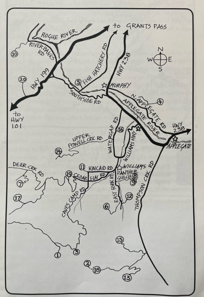 Lower Applegate Trail Map Williams Community Forest Project