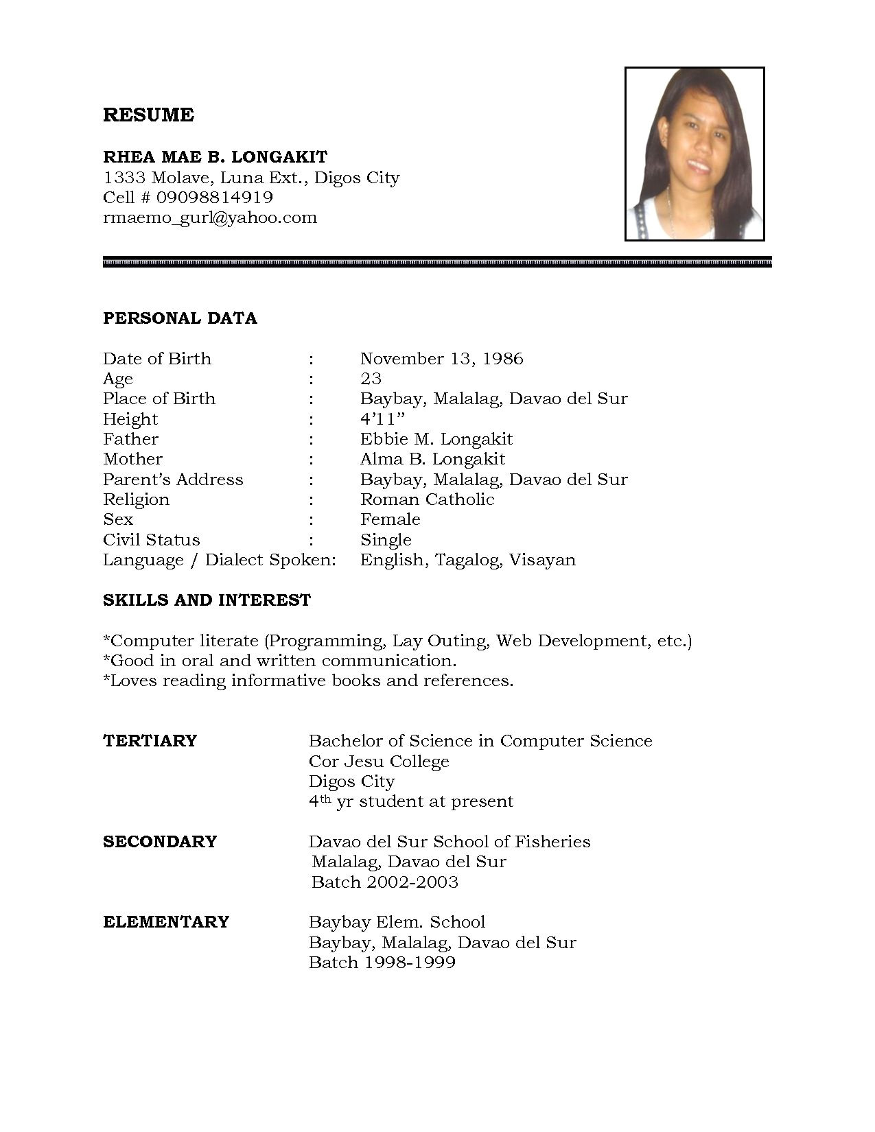 Where Can I Find A Blank Resume form williamsonga.us