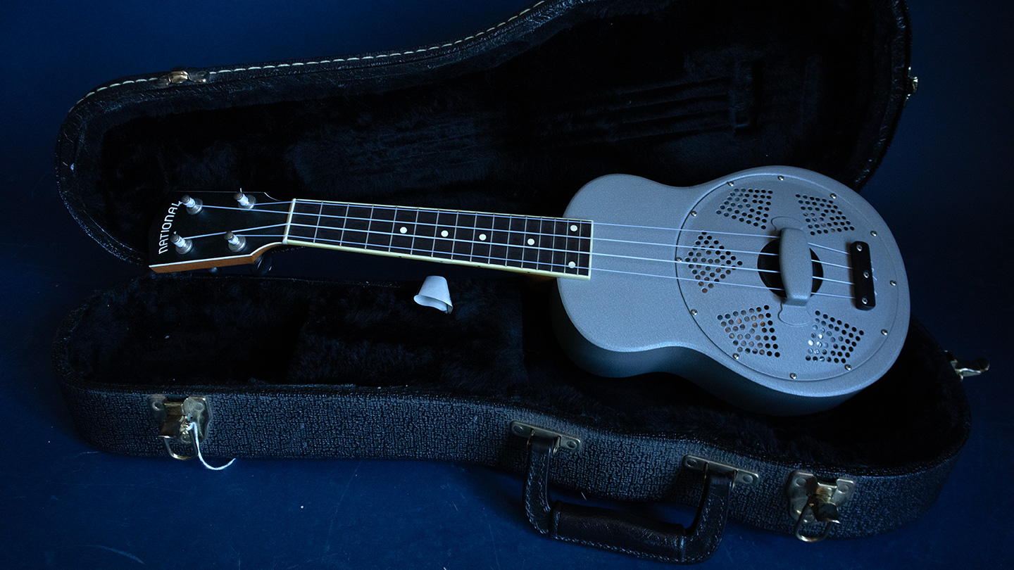 1994 National Polychrome Resonator Uke Prototype Willie's Guitars