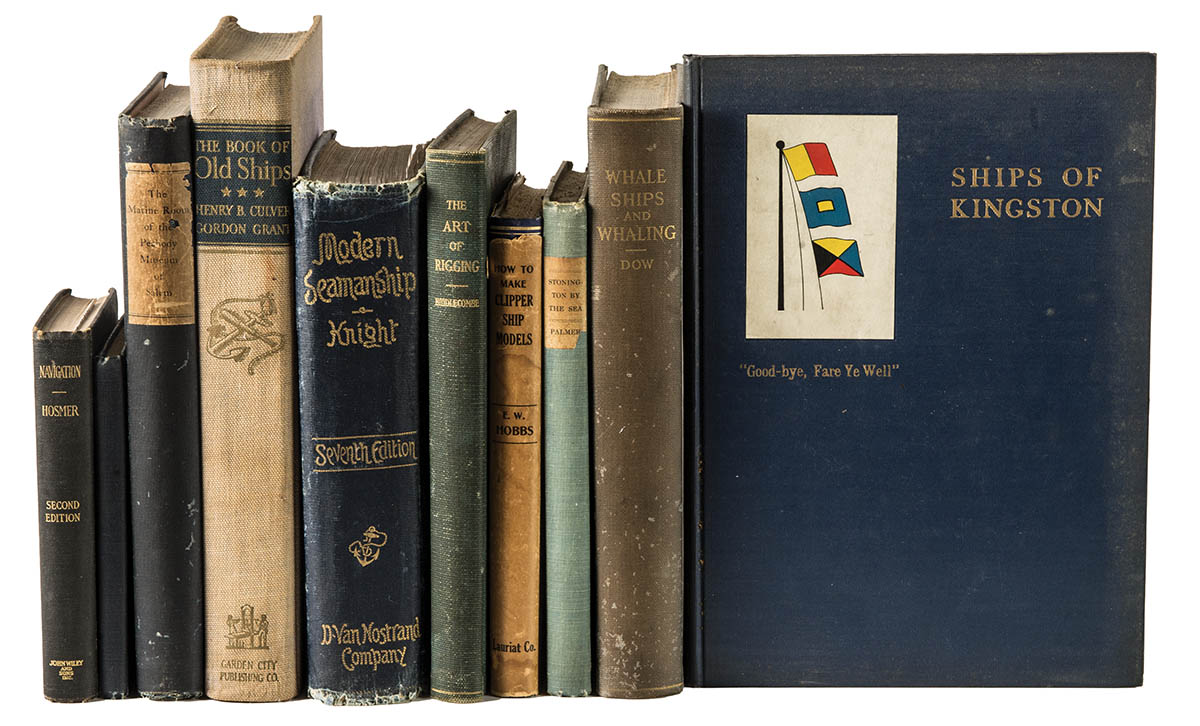 Lot 129B Ten Nautical Books Willis Henry Auctions, Inc.