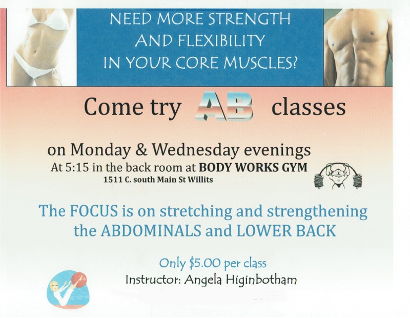 Angela Higinbotham Abdominal Classes