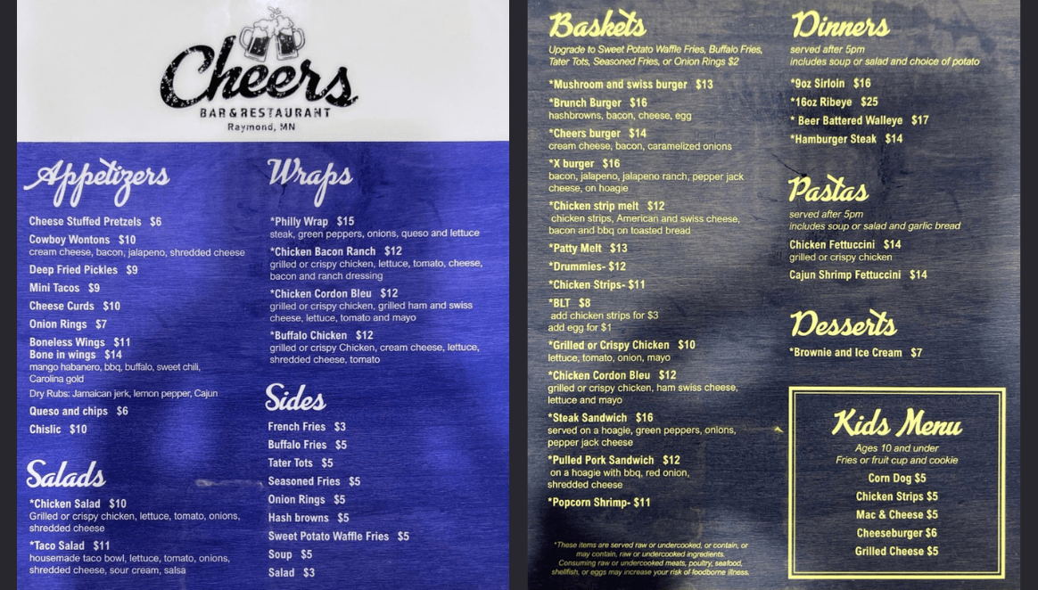 Cheers Raymond, Minnesota Willmar Lakes Area Willmar Lakes Area