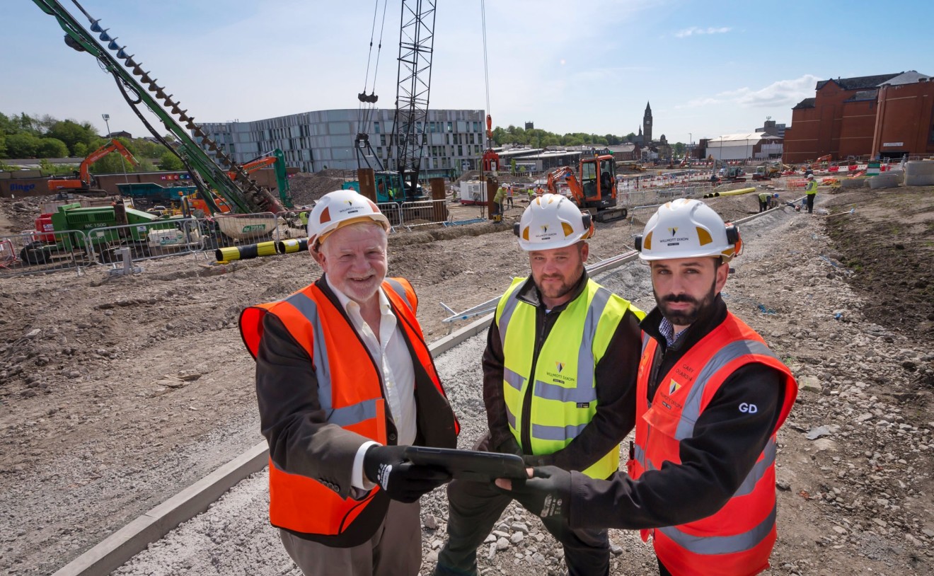Exservice personnel bag jobs on Rochdale Riverside Scheme Willmott Dixon