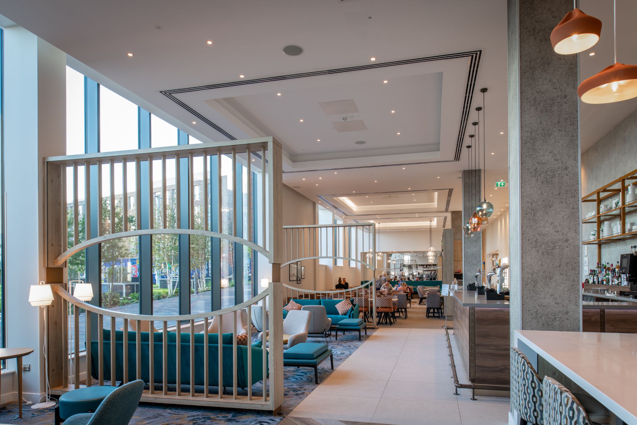 Clayworks apartments and Hilton Garden Inn Hotel in Smithfield, Stoke