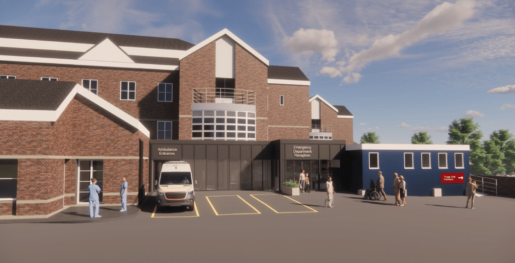 Dorset County Hospital emergency department expansion Willmott Dixon