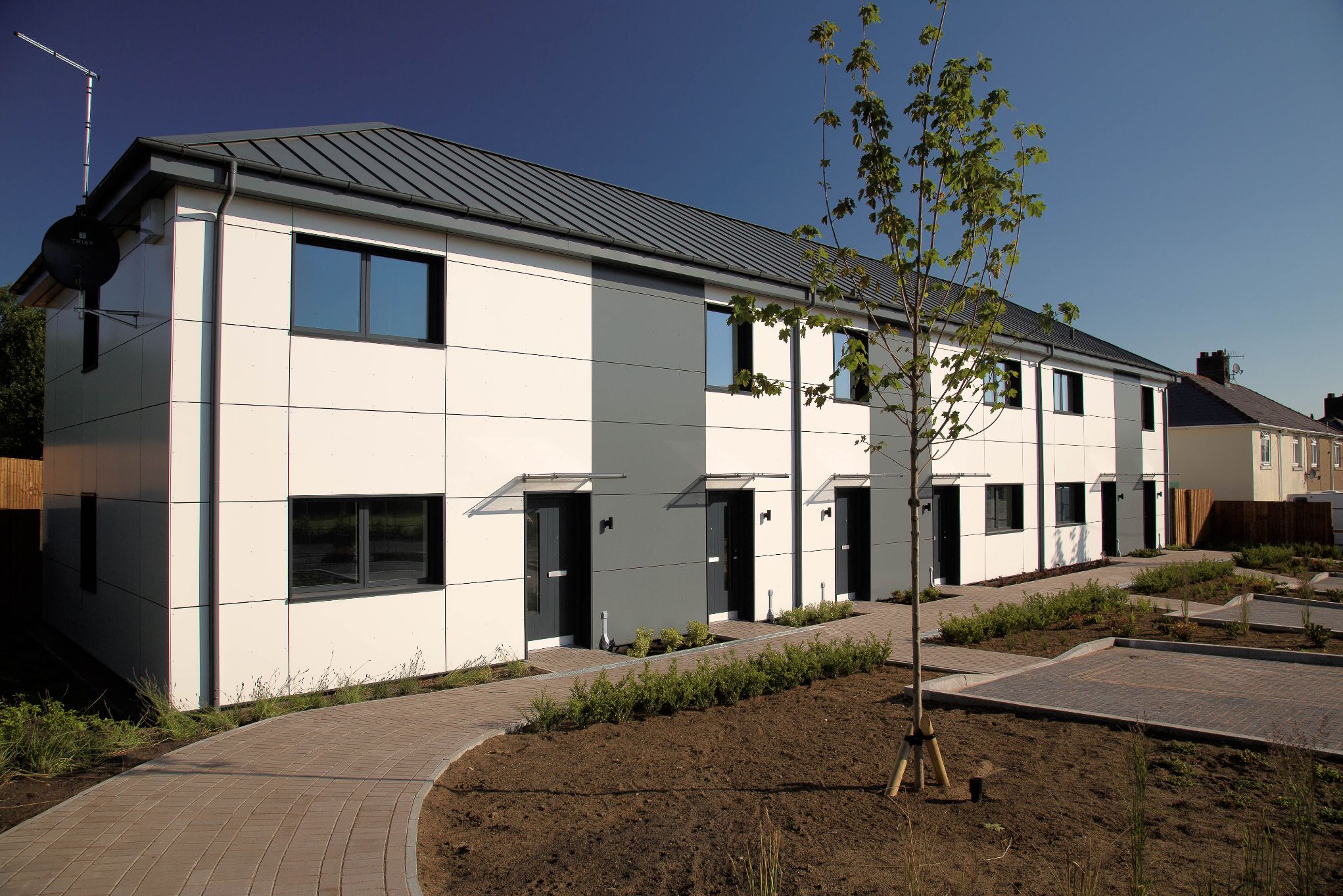 Trethomas and Trecenydd Passivhaus residential scheme Willmott Dixon