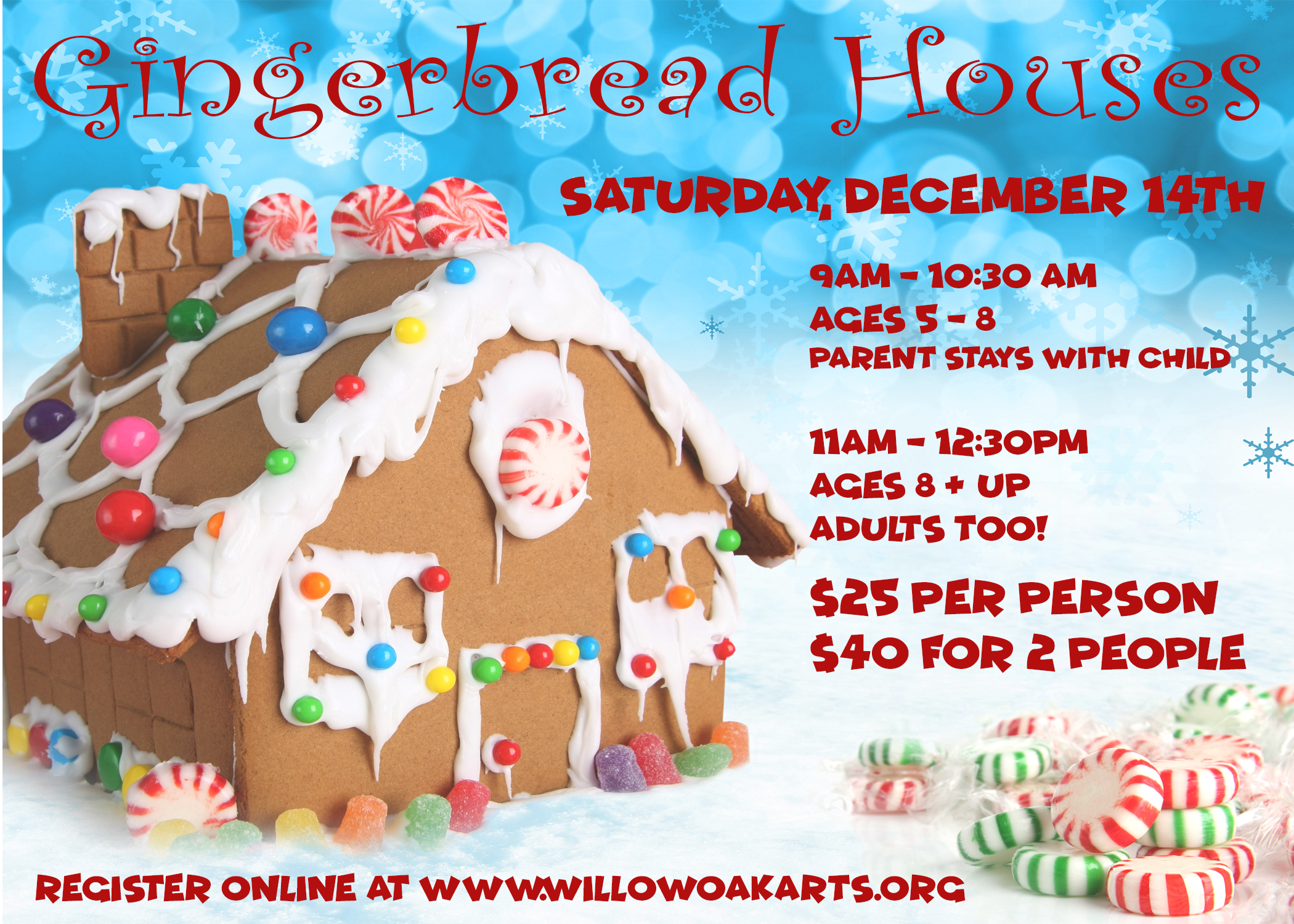 Gingerbread House Family Event December 14