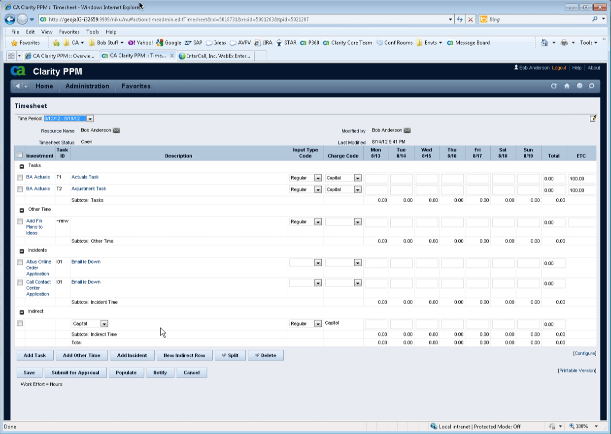 CA Mobile Time Manager Allison Corbett