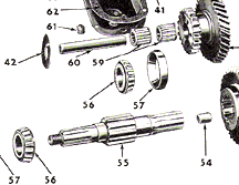 Transfer Case Assembly with 1 1/8" Intermediate Shaft