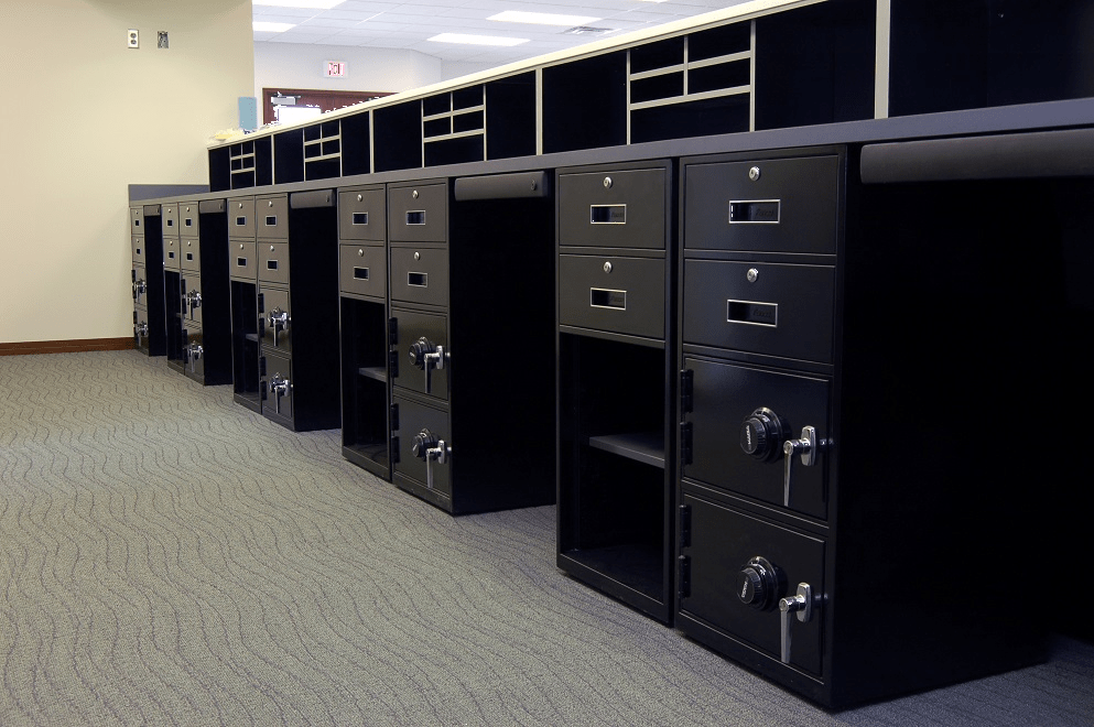 Bank Equipment, Under Counter & Package Receivers