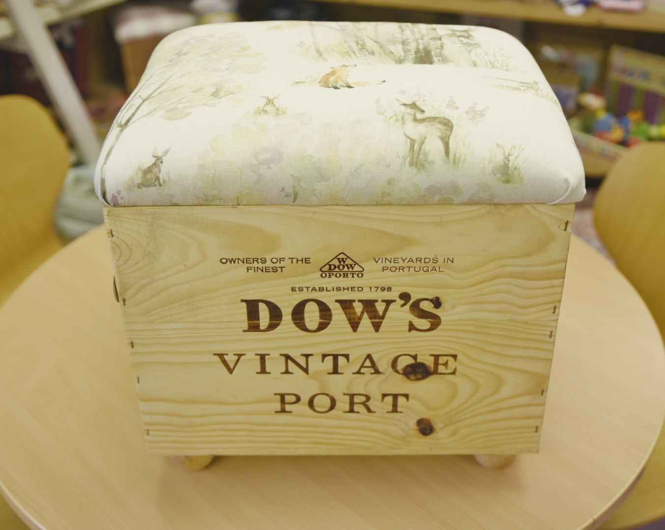 Upcycled Wine Box Scrap Store