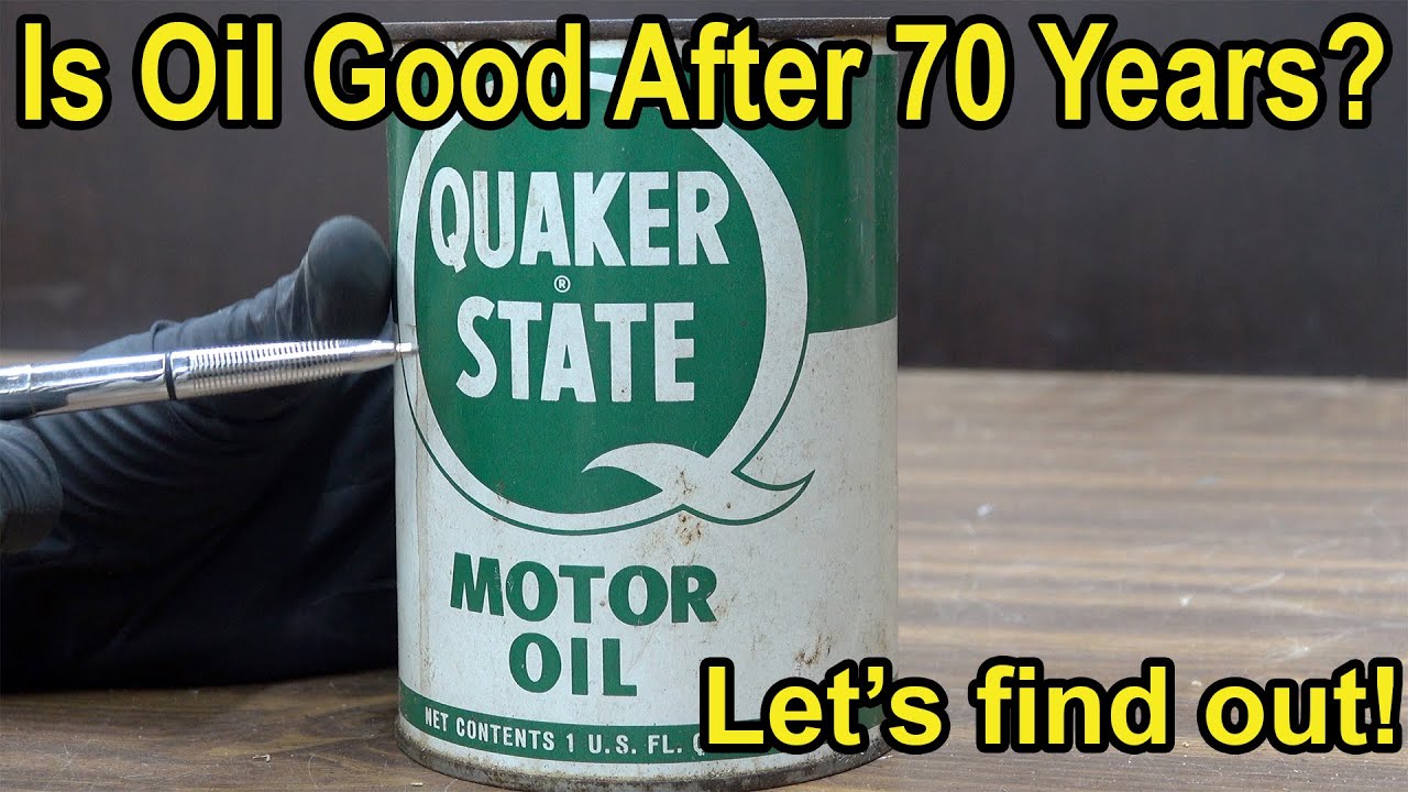 Testing 70yearold motor oil