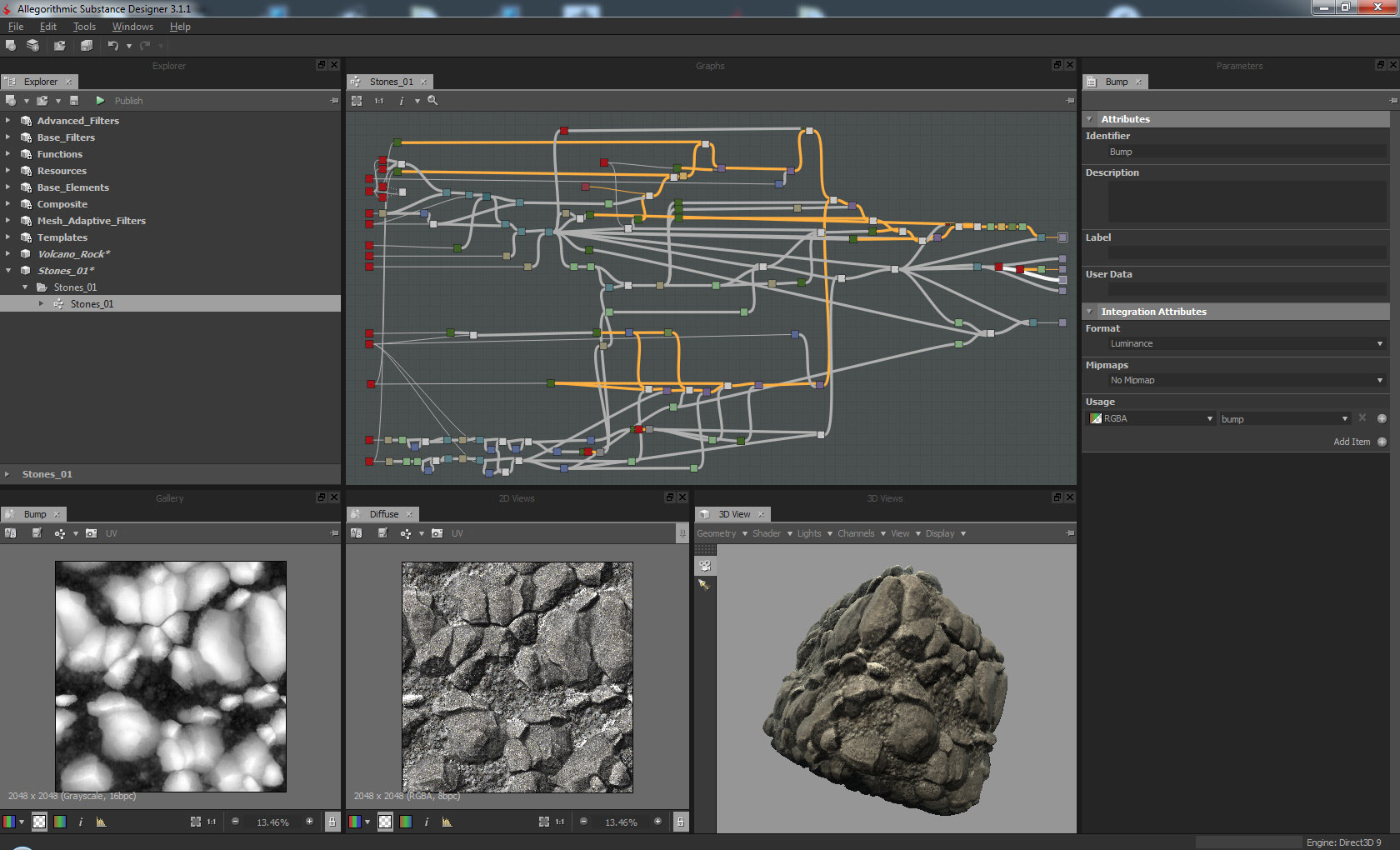 Allegorithmic Substance Designer screenshots Windows 7