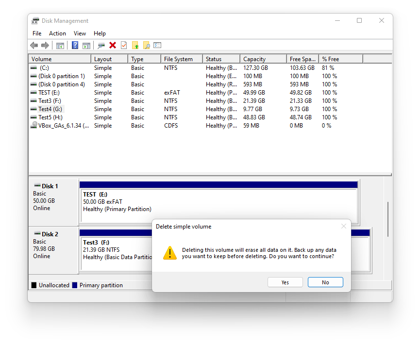 How to delete partition on Windows 11 or Windows 10