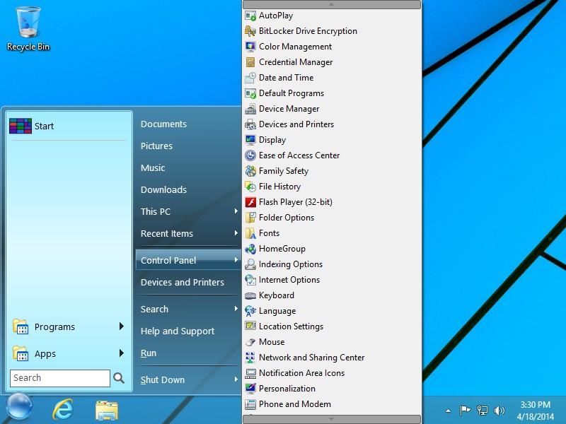 StartFinity the real Start Menu for Windows 10, 8, 8.1