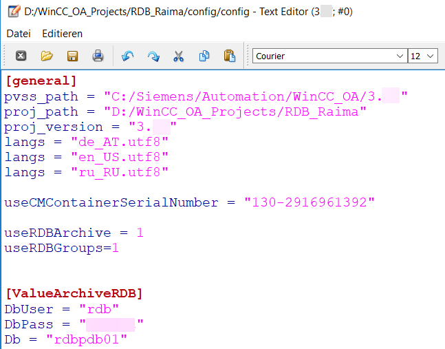 Configuration of HDB RDB Parallel