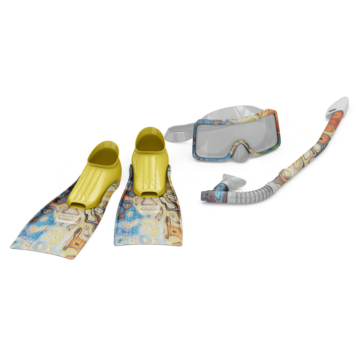 Scuba Diving Equipment Set Windiscovery