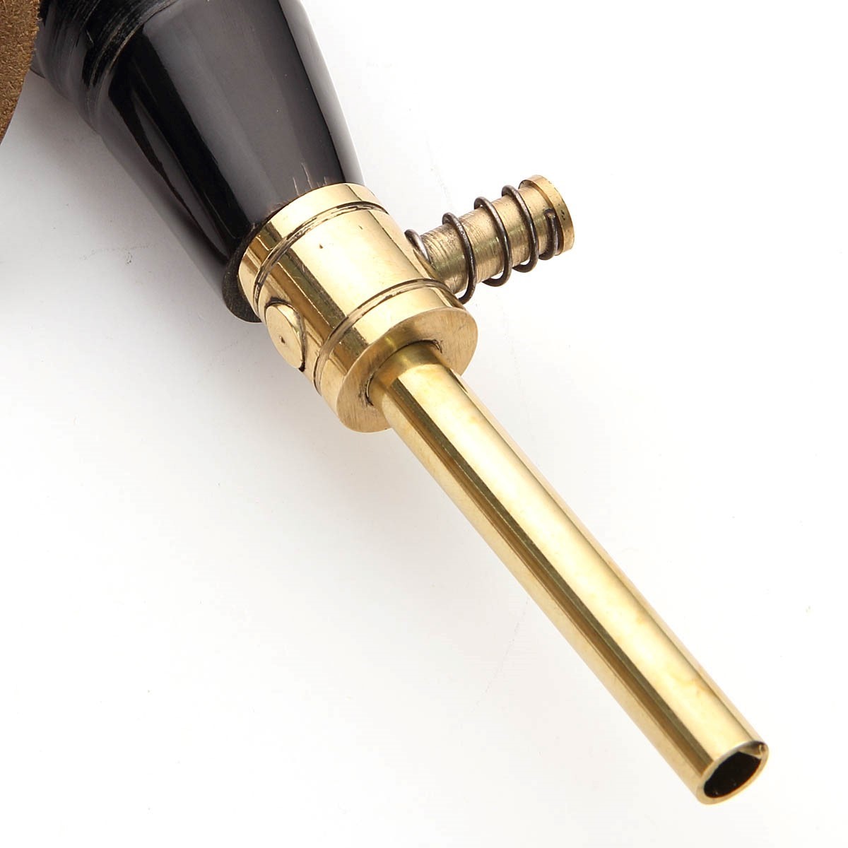 Powder Horn With Brass Powder Dispenser Windlass Steelcrafts