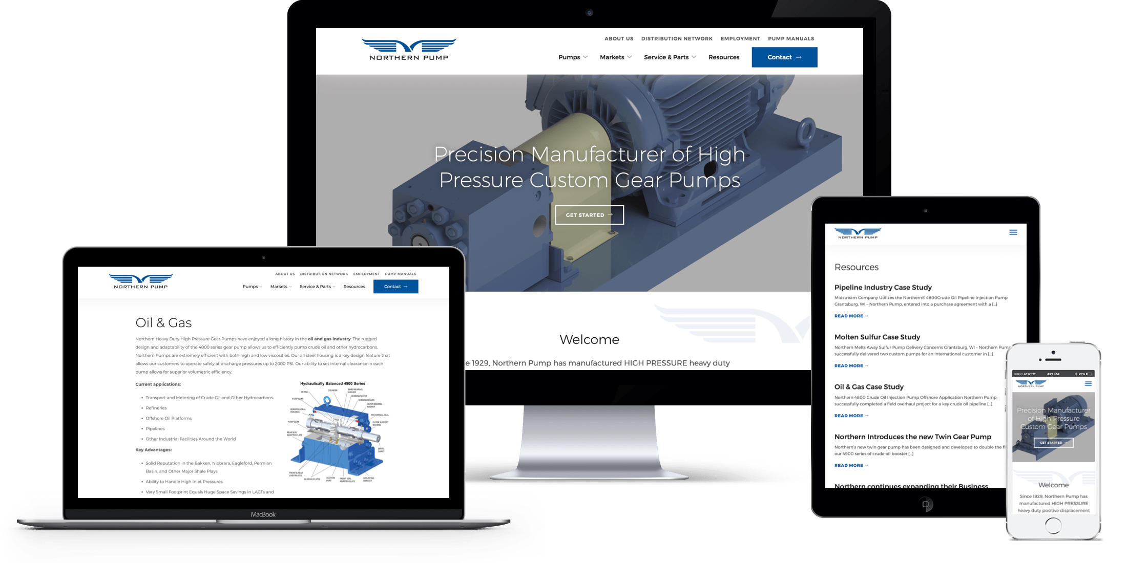 Custom Gear Pump Manufacturer site Redesign Windmill Strategy