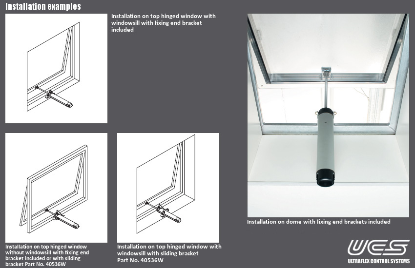 Window Actuators Linear, Rack & Electric Window Actuators