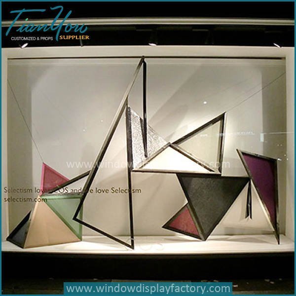 Metal Decor Window Display Props Factory Visual Merchandising