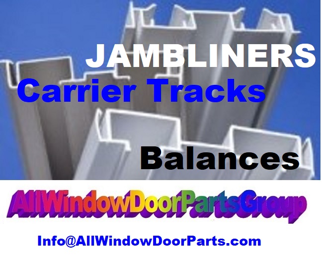 Marvin Window Jamb Liner 58" to 63" Long Sash Track With Balances All Window Door Parts Group