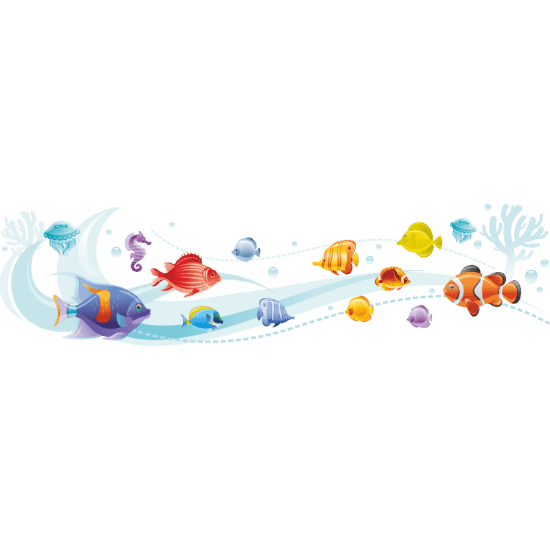 Tropical Fish Border