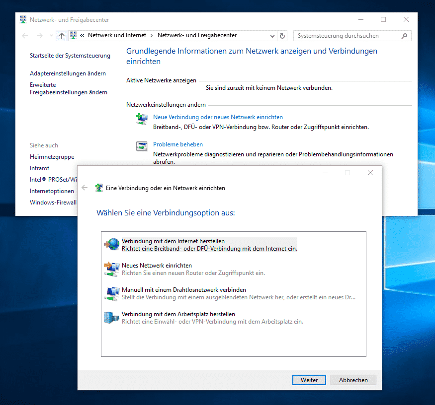 Einrichten des » Einstellungen, Router