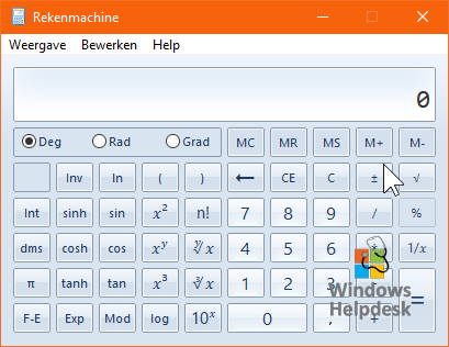 Windows 7 Rekenmachine In Windows 10 - Windows Helpdesk
