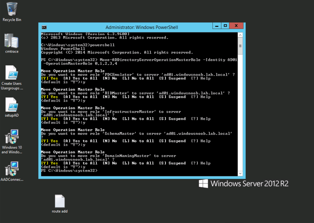 Sidebyside upgrade of a Domain Controller running Windows Server