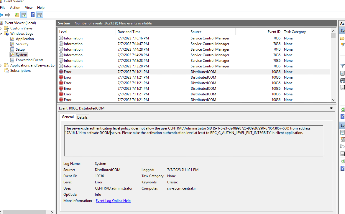 sccm console doesnt work remotely System Center Configuration Manager