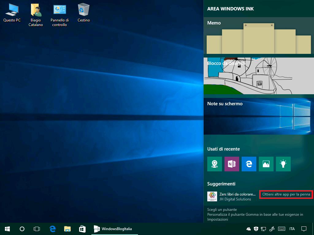 Come installare le app di Windows Ink in Windows 10