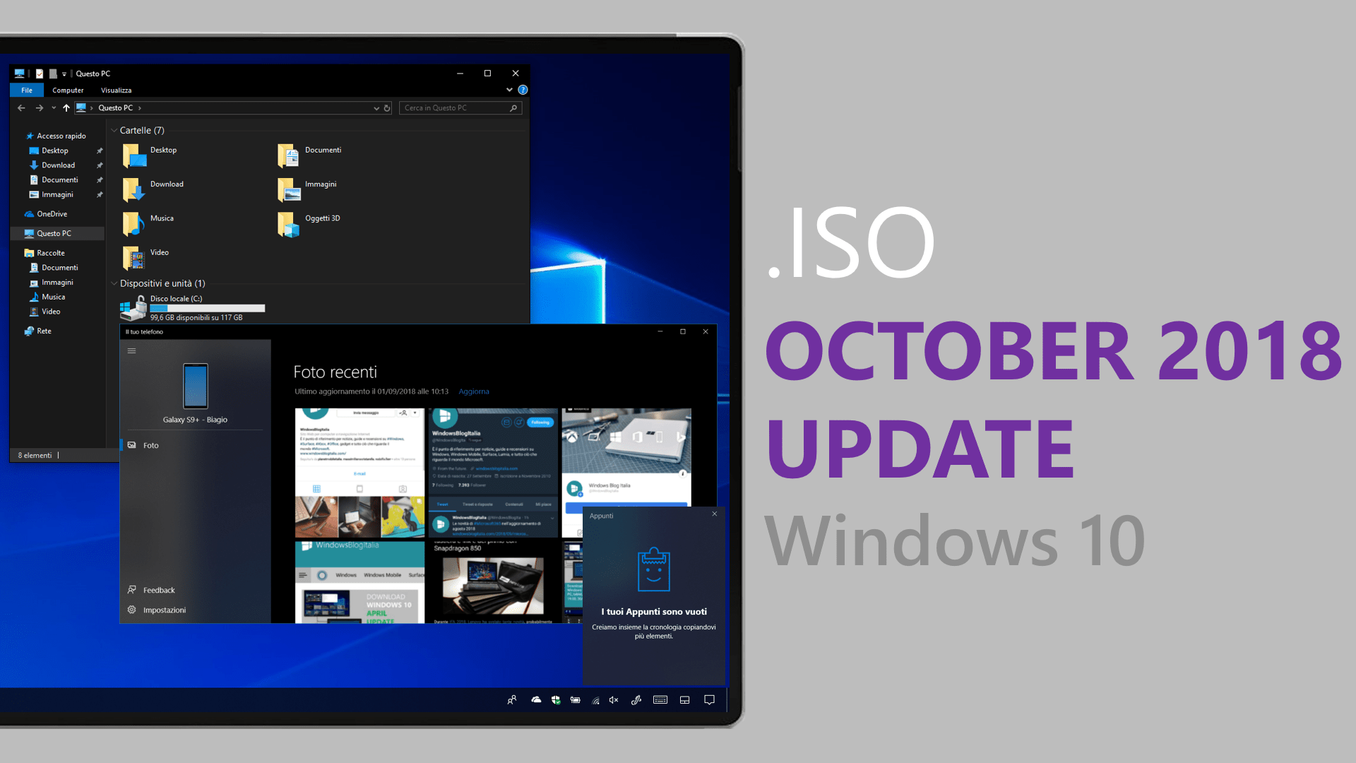 Come creare la propria ISO ufficiale di Windows 10 October 2018 Update RTM