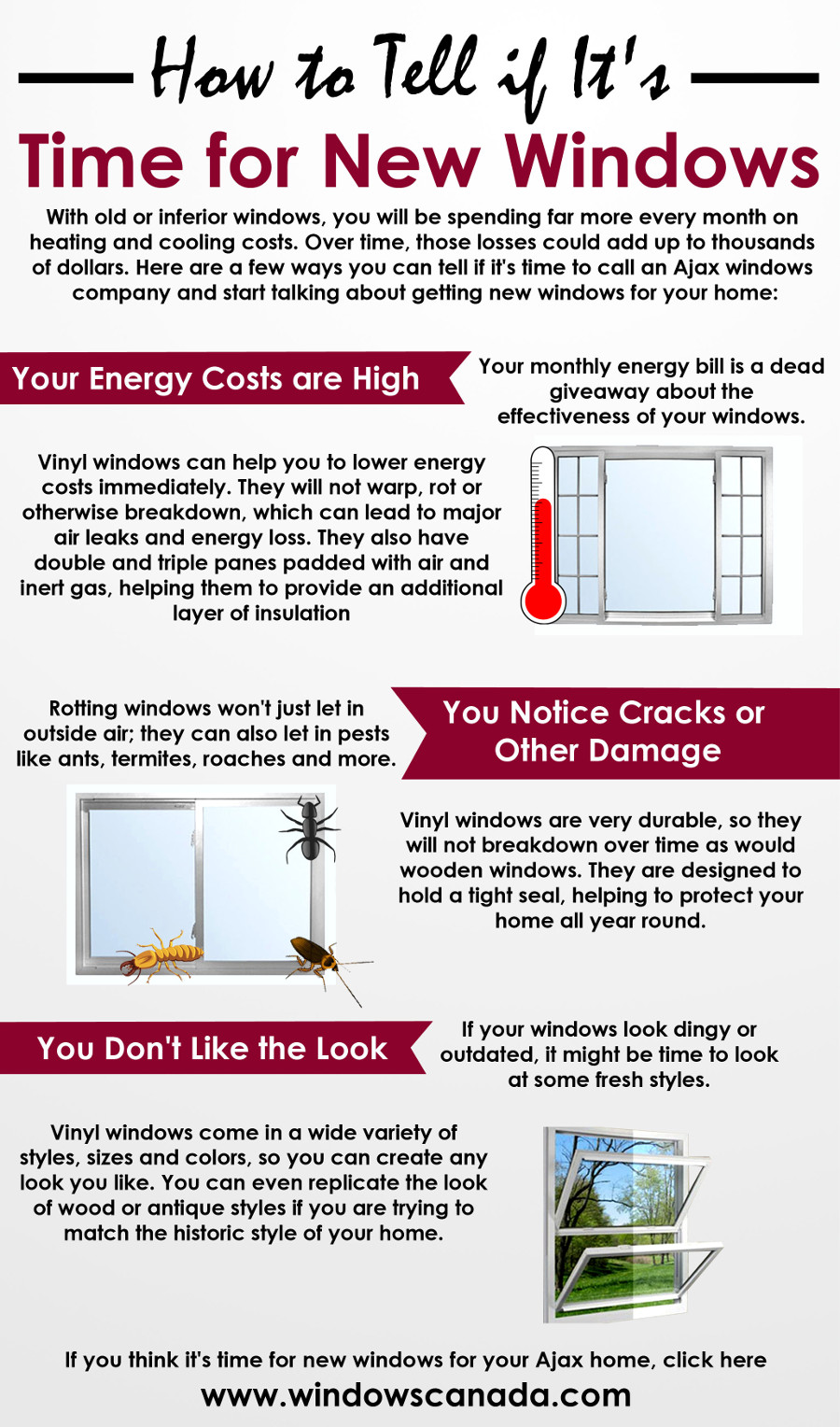 3 Signs that Your Old Windows May Need Replacing Canadian Choice Windows