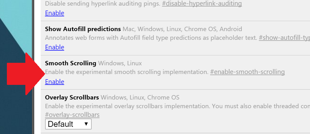 How to enable smooth scrolling in Google Chrome for your Surface and