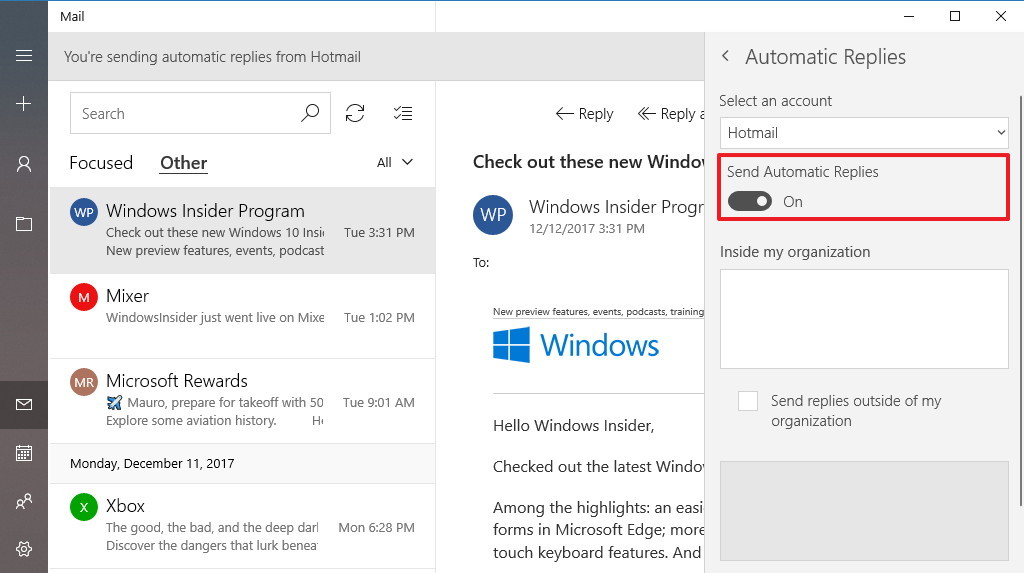 How to set up automatic Outlook outofoffice replies Windows Central