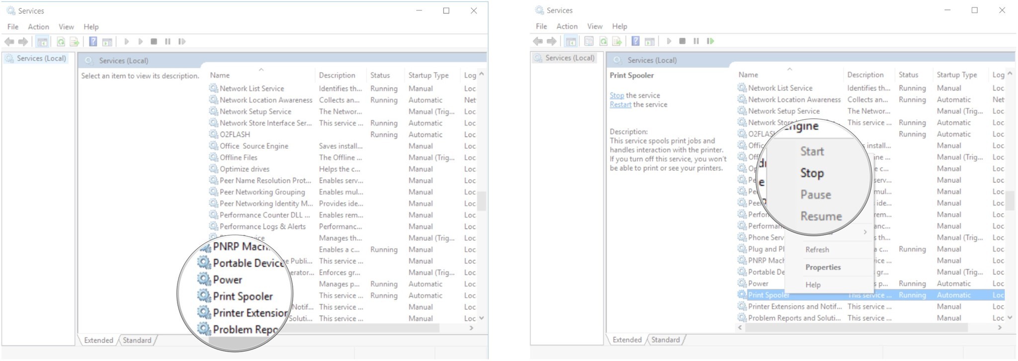 How to remove a stuck print job from the print queue Leapfrog Helpdesk