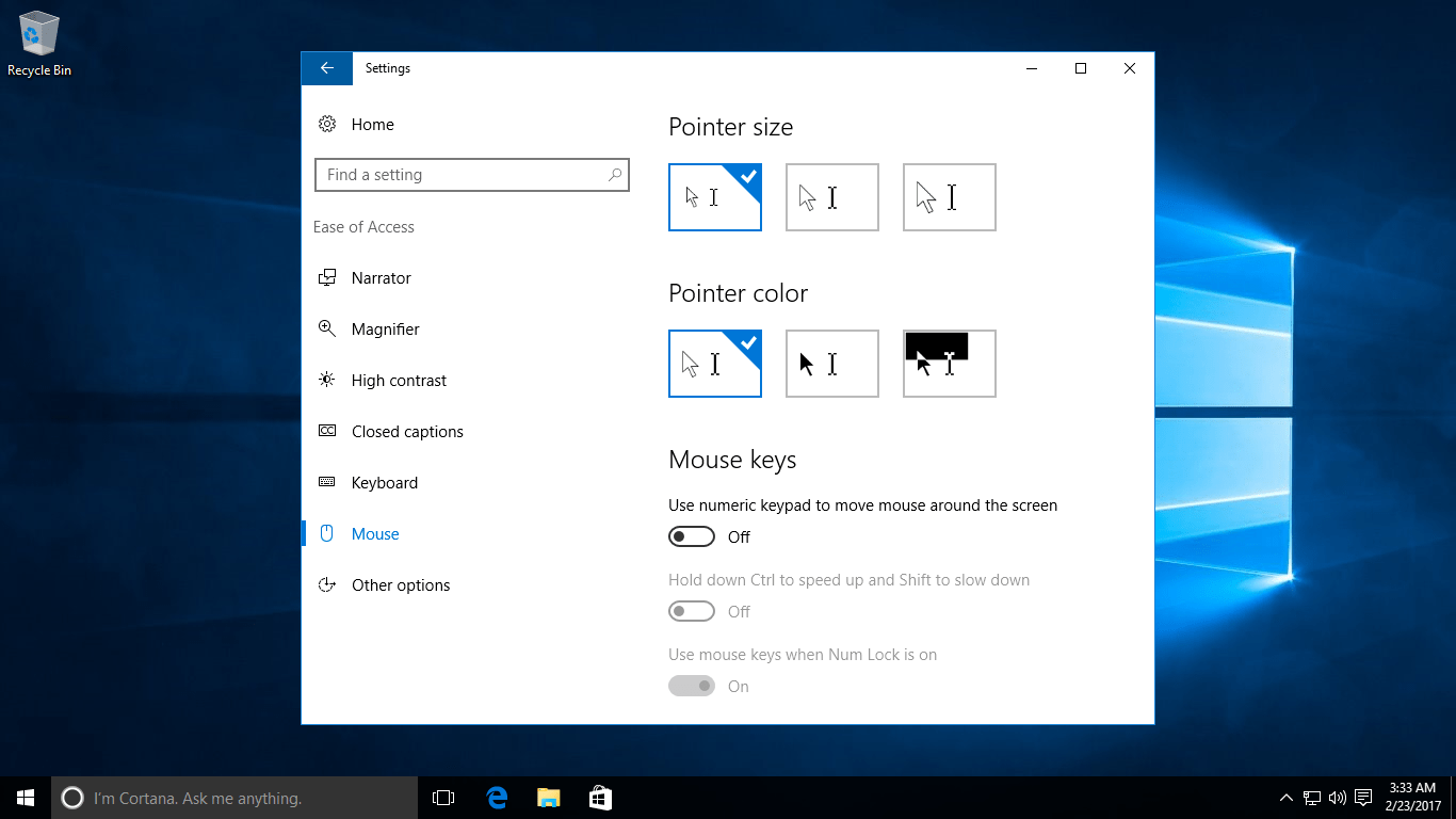 Windows 10 Tutorial Change The Mouse Pointer WindowsChimp