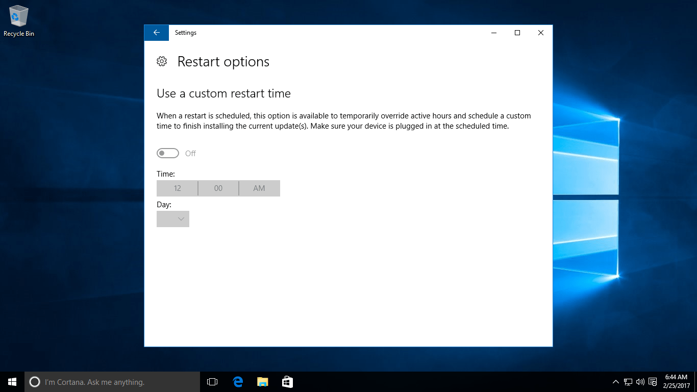 How to schedule restarts for updates in windows 10 How to