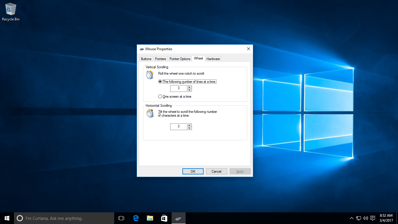 Windows 10 Tutorial Faster Scrolling WindowsChimp