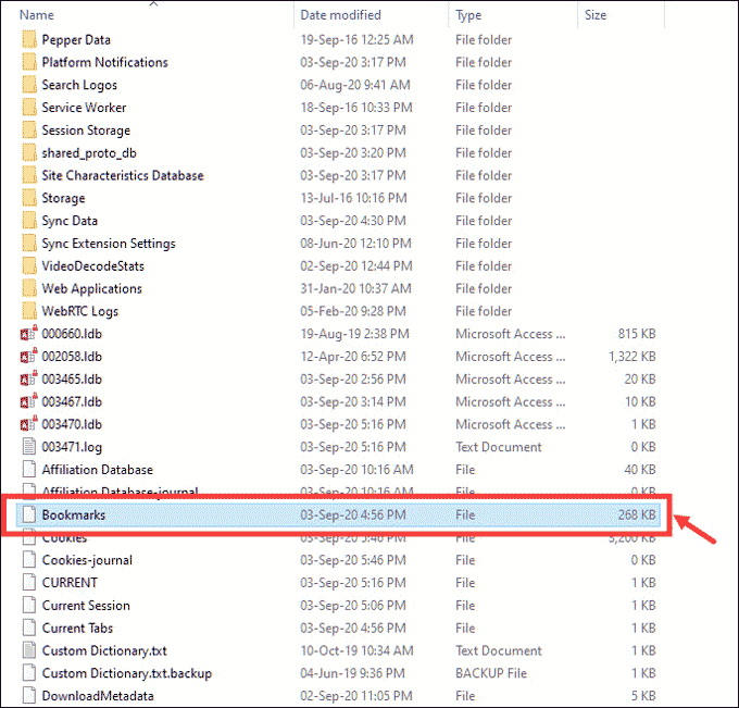 Where are Chrome Bookmarks stored? WindowsChimp