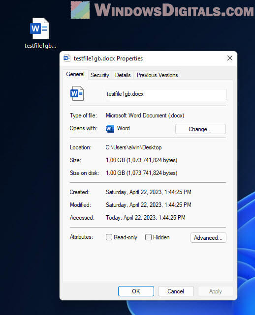 How to Create Large Test Files in Windows 11 or 10